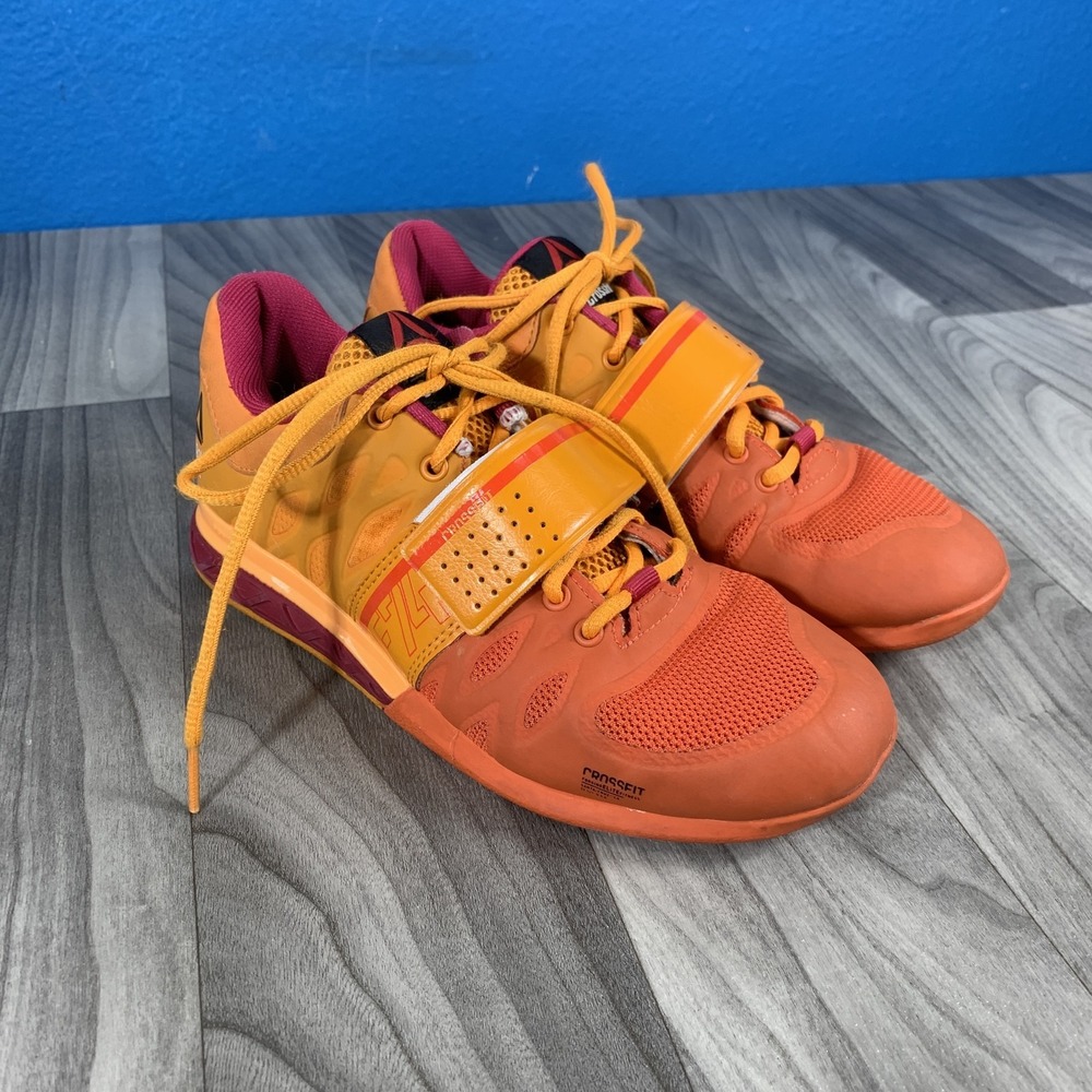 Reebok CrossFit Lifter 2.0 Women's Weightlifting Shoes Orange Pink US 5.5 UK 3